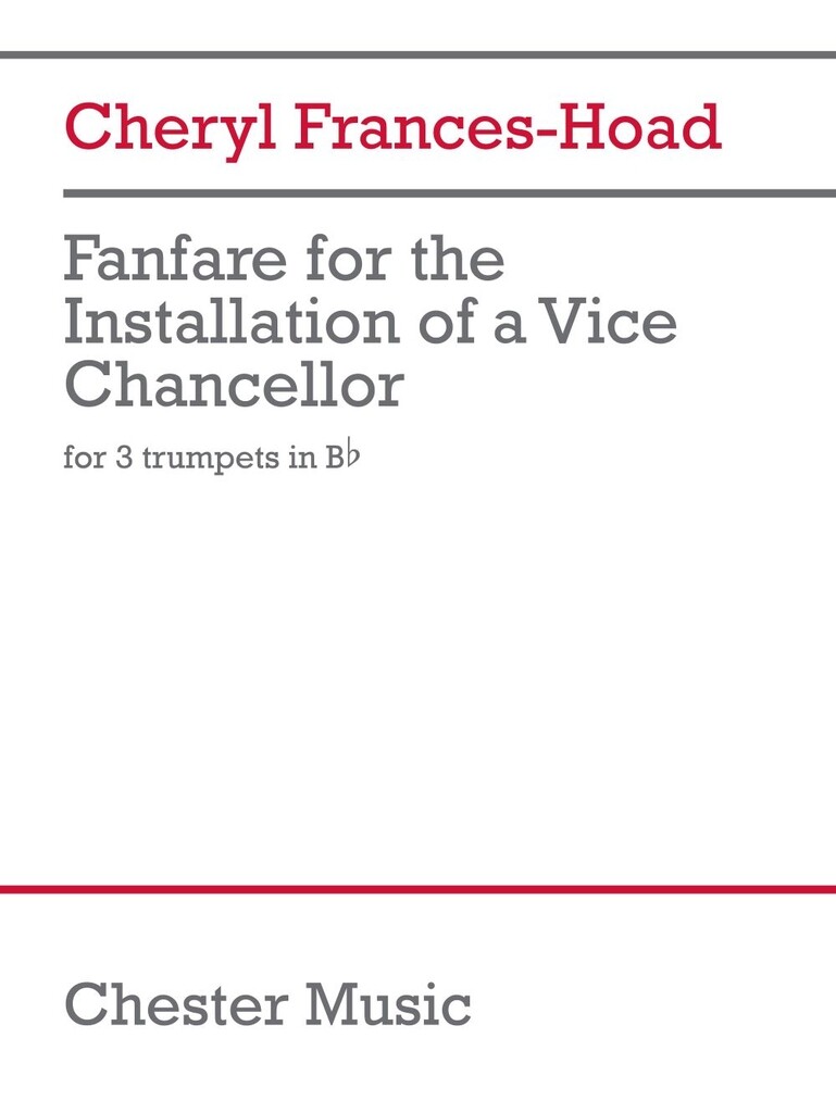 Fanfare for the Installation of a Vice Chancellor